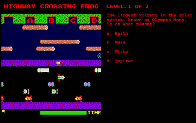 Play Alien Frogger